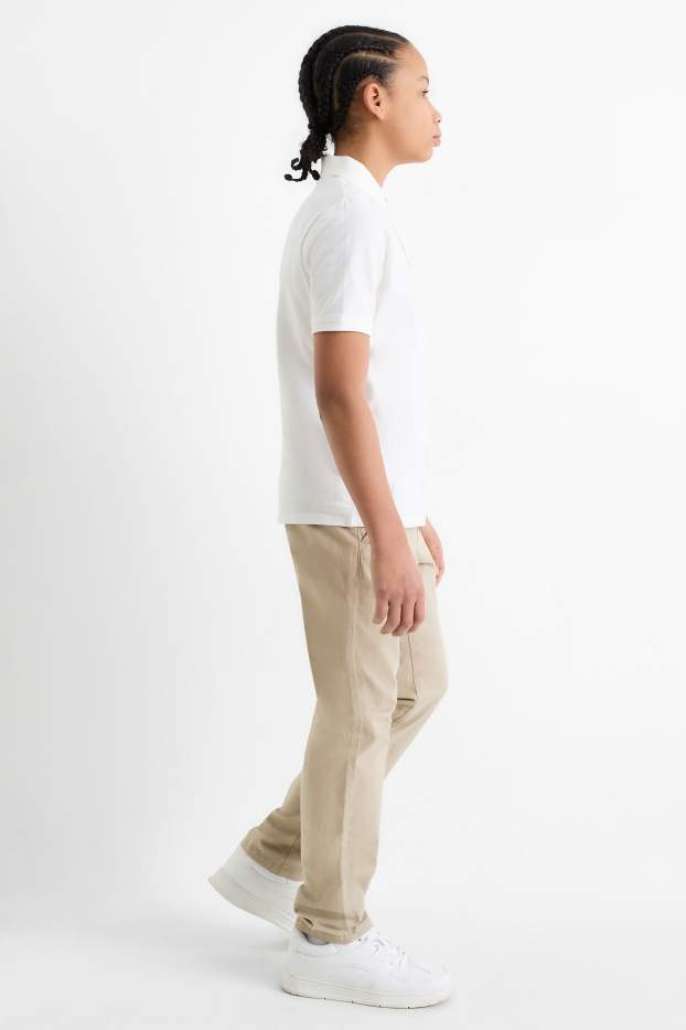 Copii - Băieți - Pantaloni - bej deschis