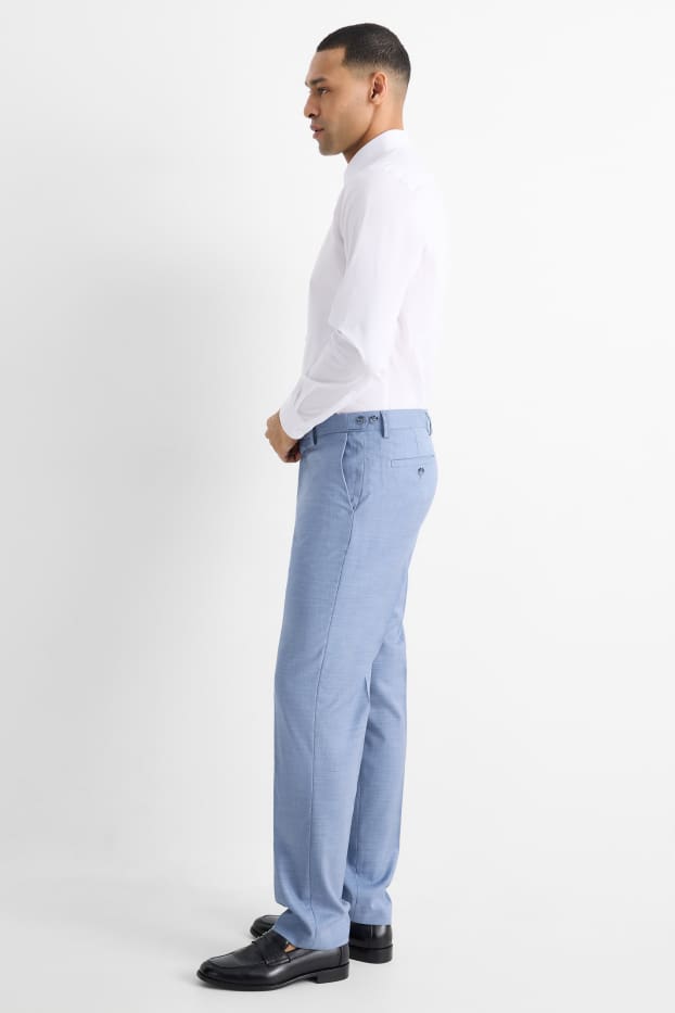 Home - Pantalons combinables - regular fit - elàstics - blau clar