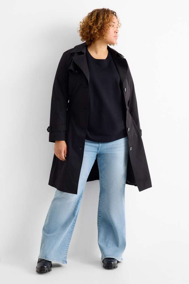 Femmes - Flared jean - high waist - LYCRA® - jean bleu clair