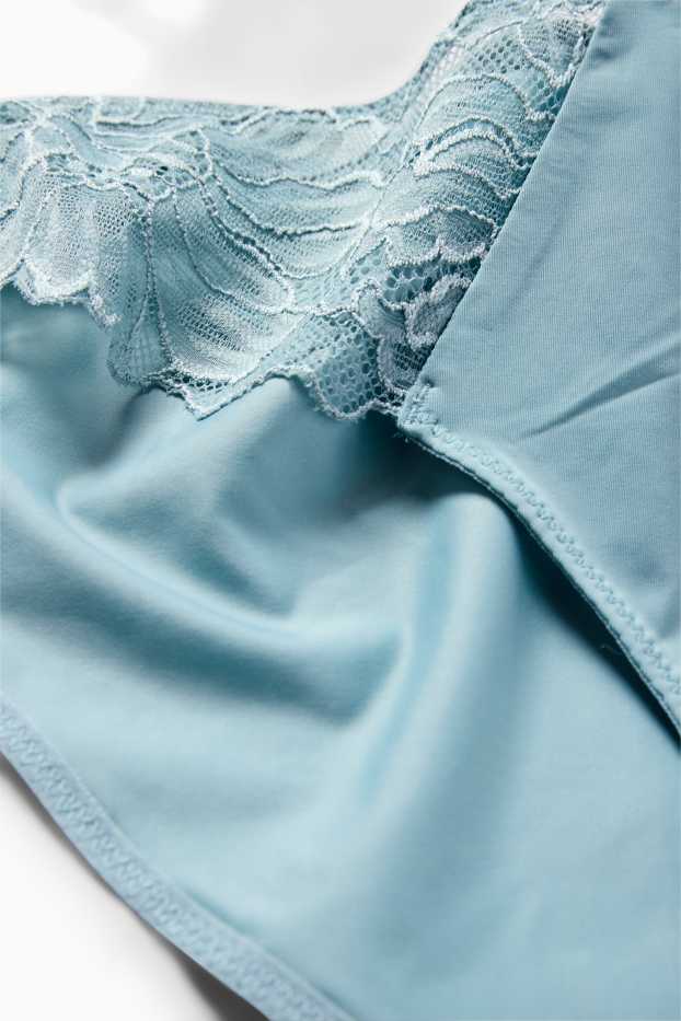 Dámské - Kalhotky - tmavě tyrkysová