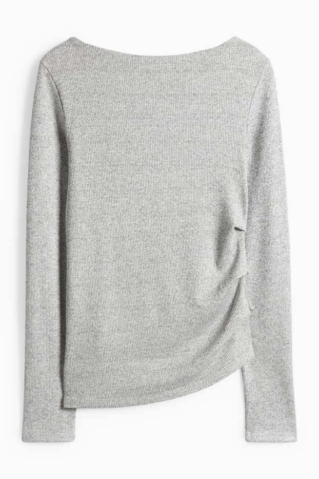 Dames - T-shirt - grijs