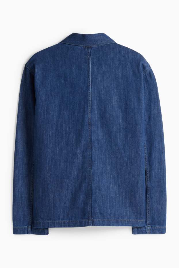 Herren - Jeansjacke - jeansblau