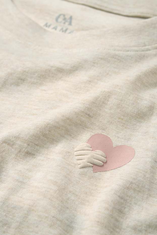 Damen - Still-Pyjama - hellbeige