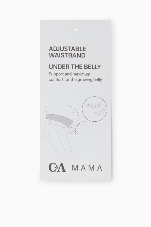 Damen - Umstands-Musselin-Shorts - hellgrün