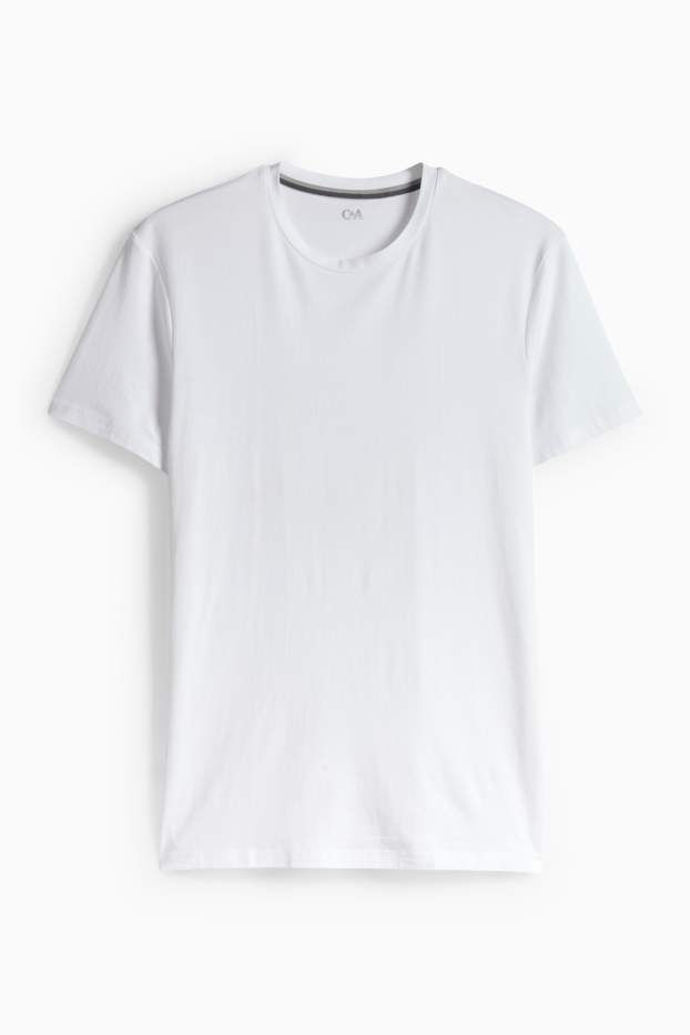 Hommes - Lot de 2 - maillots de corps - LYCRA® - blanc