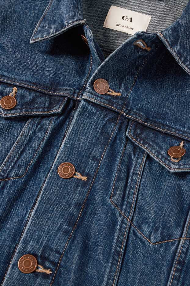 Men - Denim jacket - blue denim