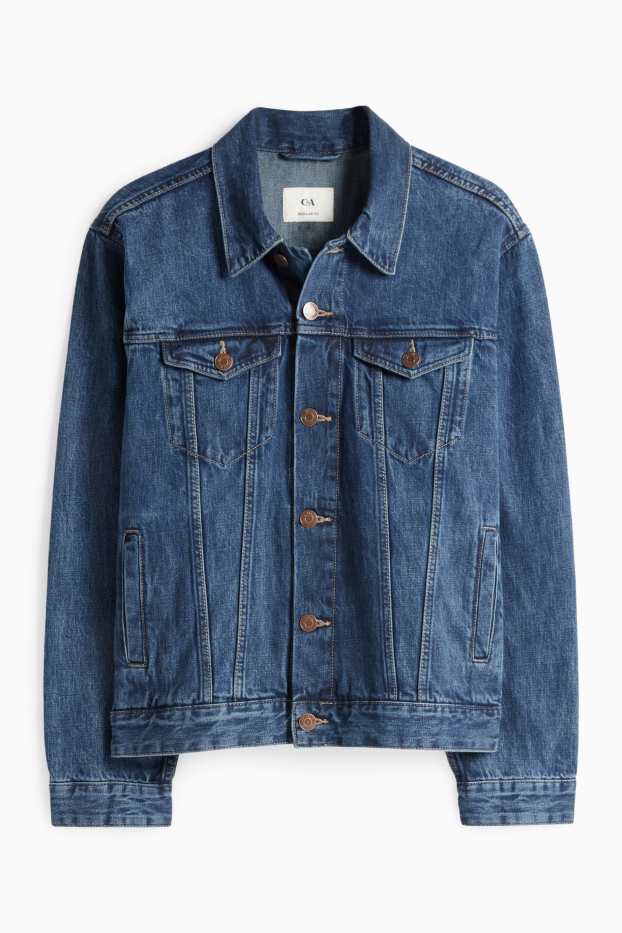 Men - Denim jacket - blue denim