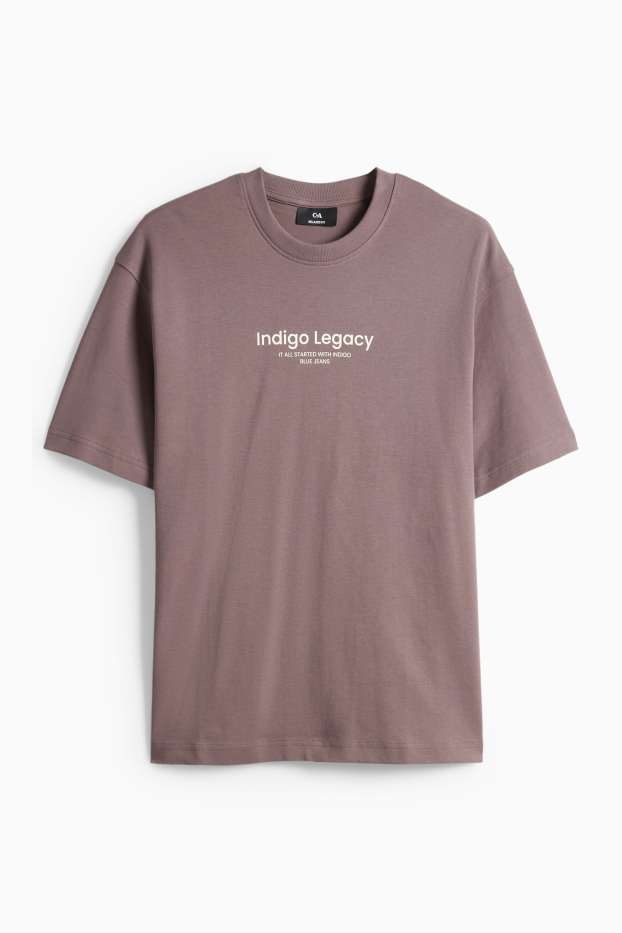 Home - Samarreta de mànigues curtes - relaxed fit - marró