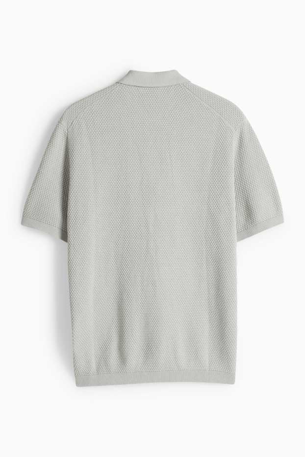 Pánské - Svetr - šedá