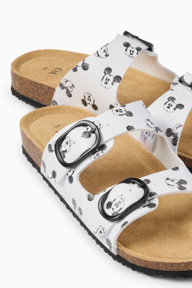 Dona - Sandàlies - pell sintètica - Mickey Mouse - blanc