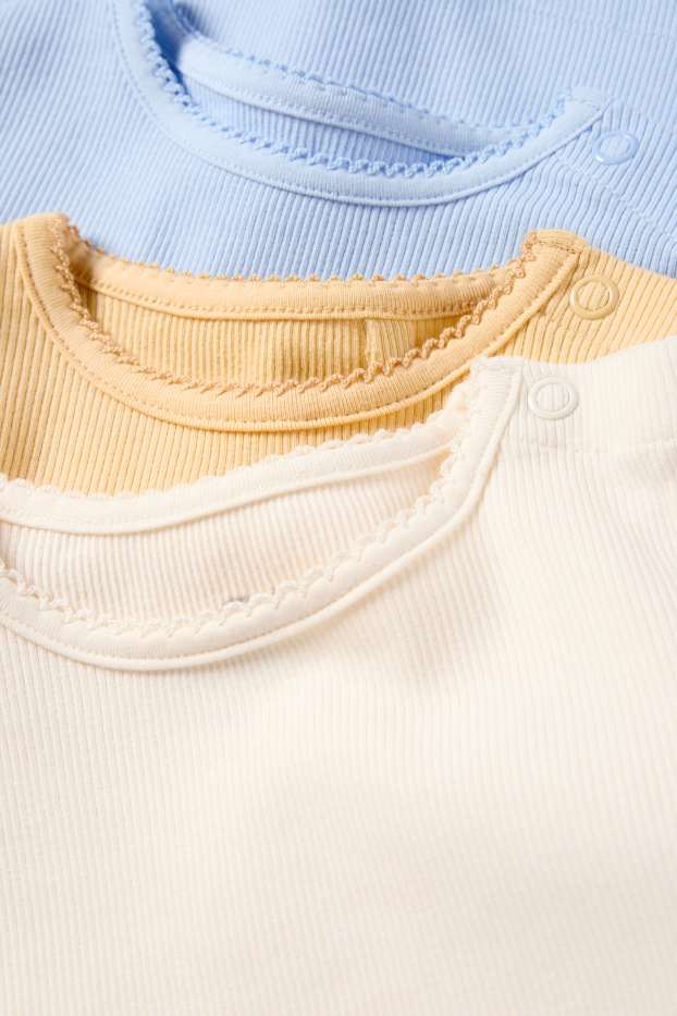 Baby: meisjes - Baby T-shirt - crème wit