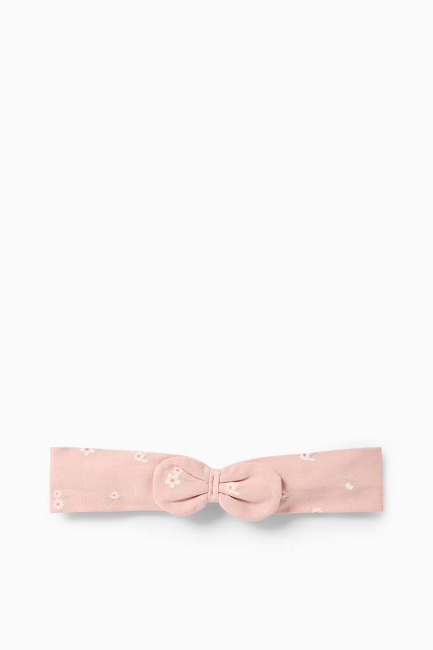 Miminka - dívky - Outfit pro miminka - bílá/růžová