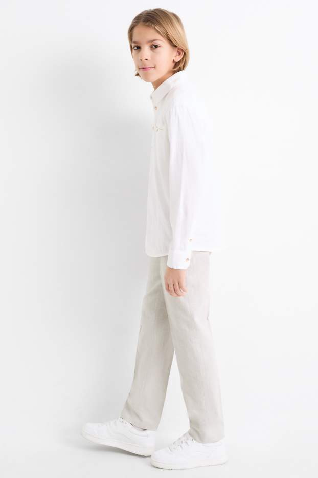 Nen - Pantalons combinables - beix clar