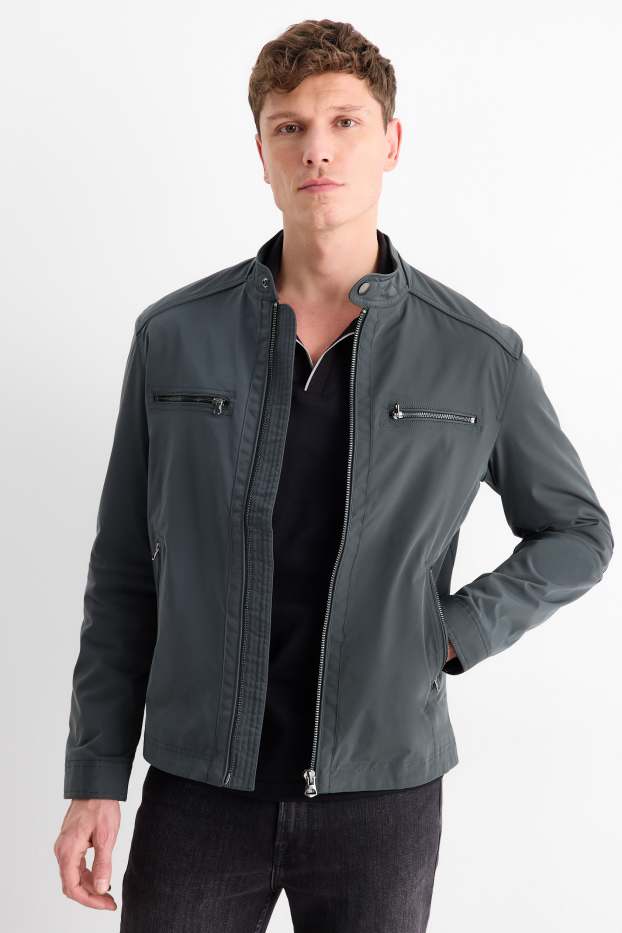 Bărbați - Geacă - gri închis