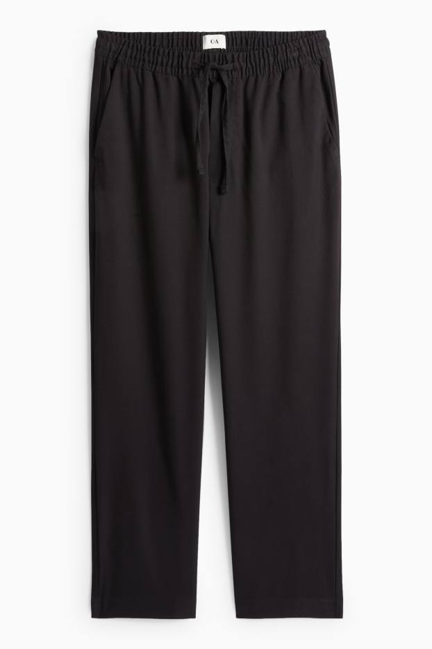 Men - Trousers - black