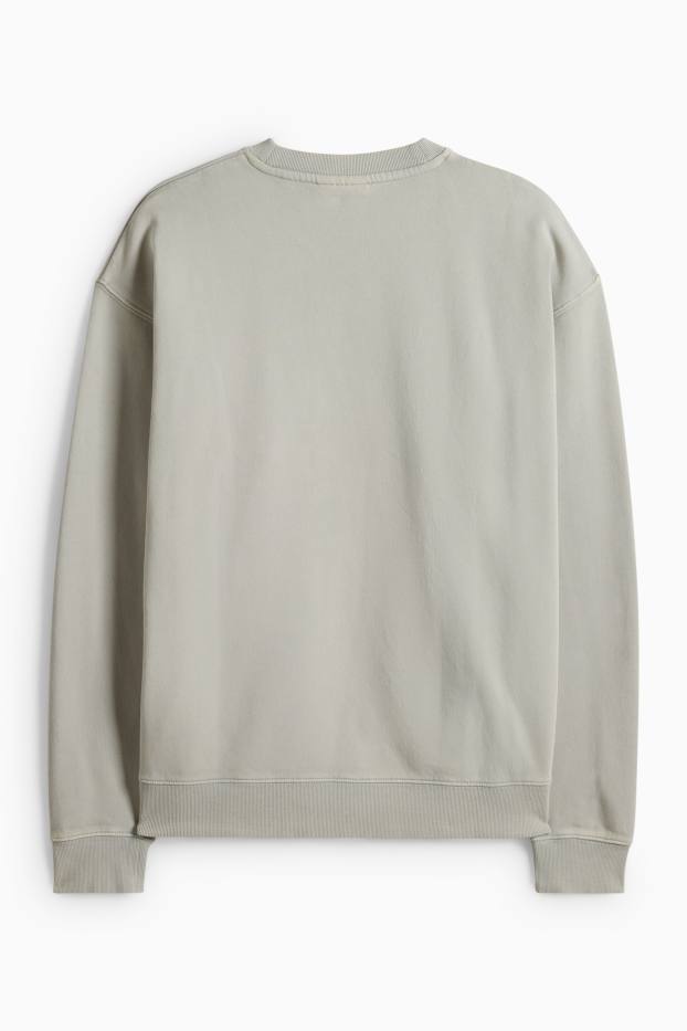 Home - Dessuadora oversized - gris clar