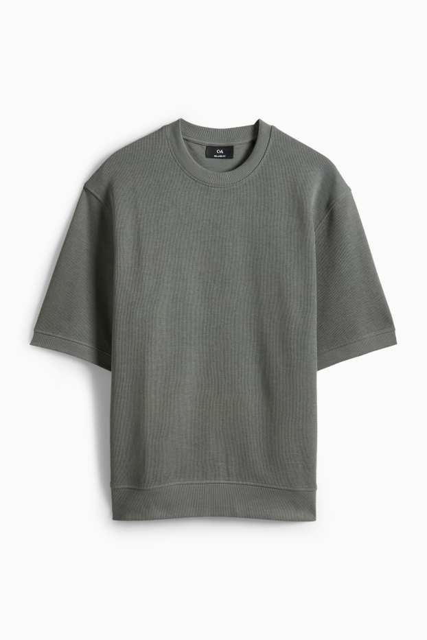 Men - T-shirt - relaxed fit - gray