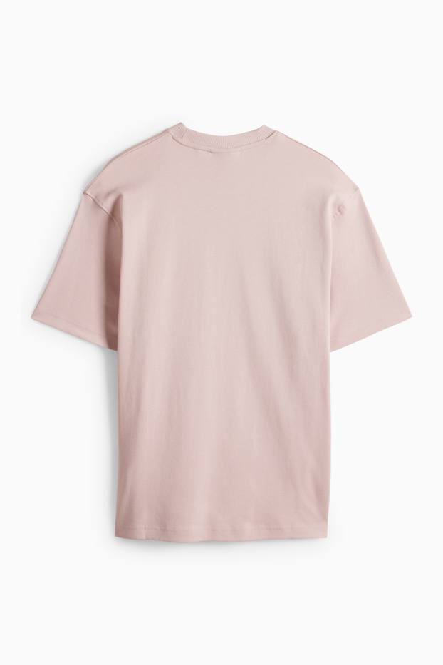 Pánské - Tričko - růžová