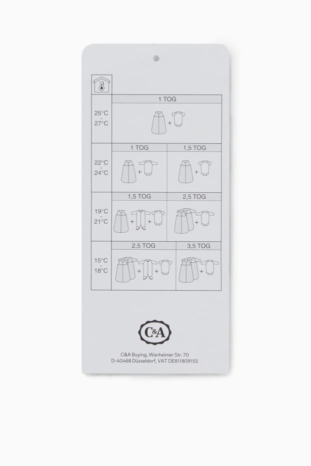 Unisex - Baby sleeping bag - cremewhite