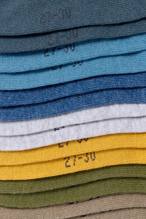 Kinder Jungen - Multipack 7er - Socken - gerippt - dunkelblau / weiss