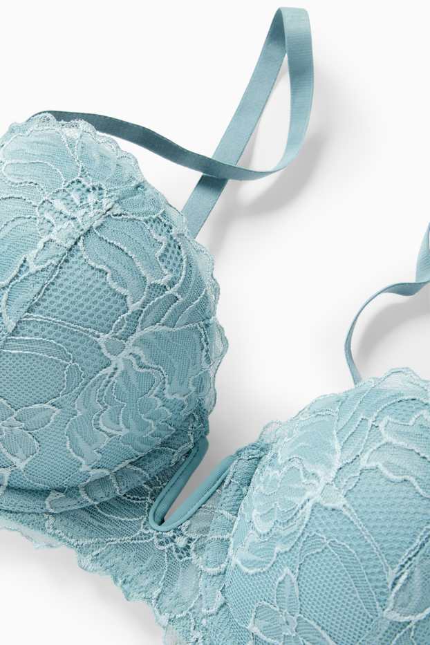 Femmes - Soutien-gorge avec armatures - BALCONETTE - ampliforme - turquoise foncé