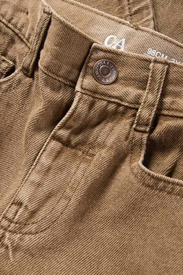 Kinderen: jongens - Relaxed jeans - bruin