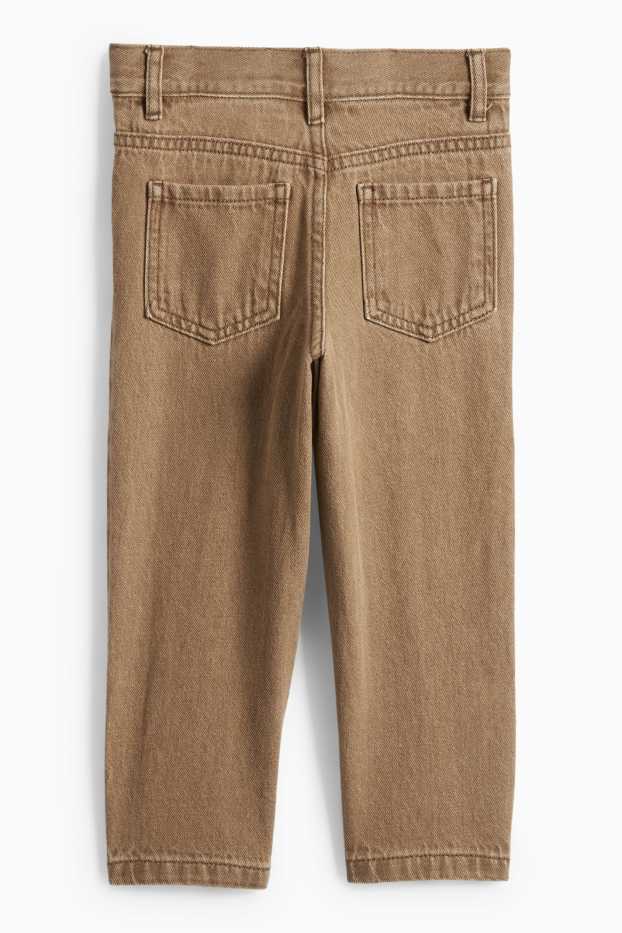 Kinderen: jongens - Relaxed jeans - bruin