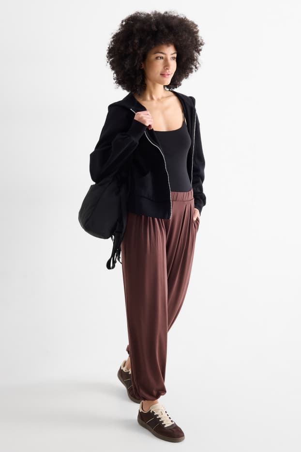 Donna - Pantaloni sportivi - marrone