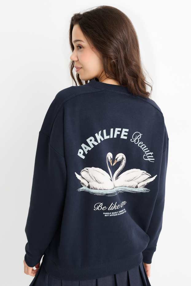 Damen - Sweatshirt - dunkelblau