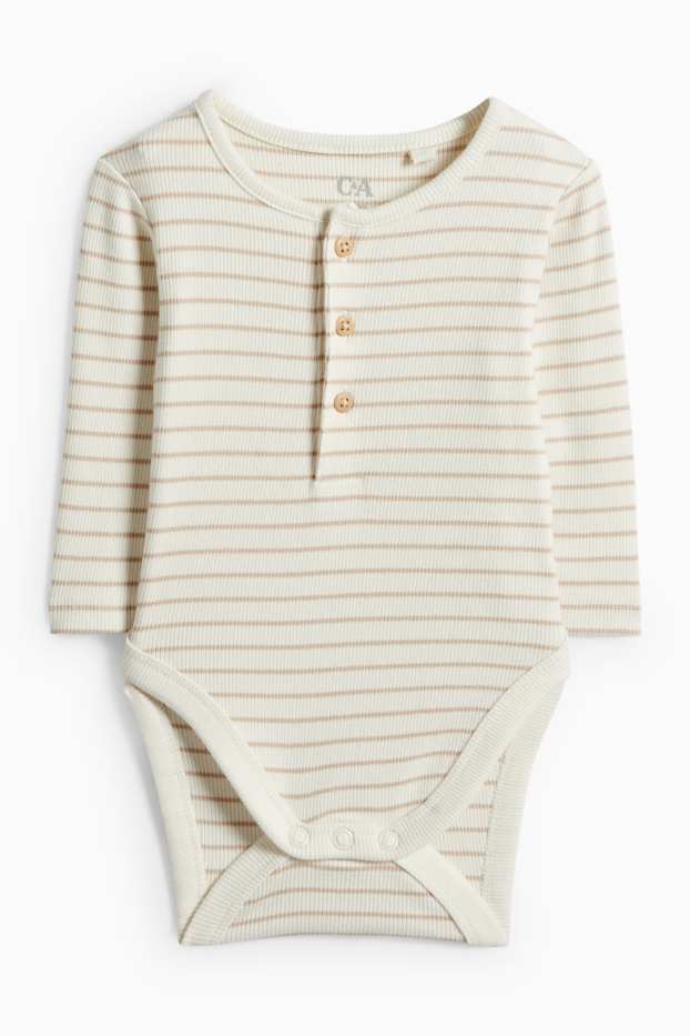 Unisexe - T-shirt bébé - blanc crème