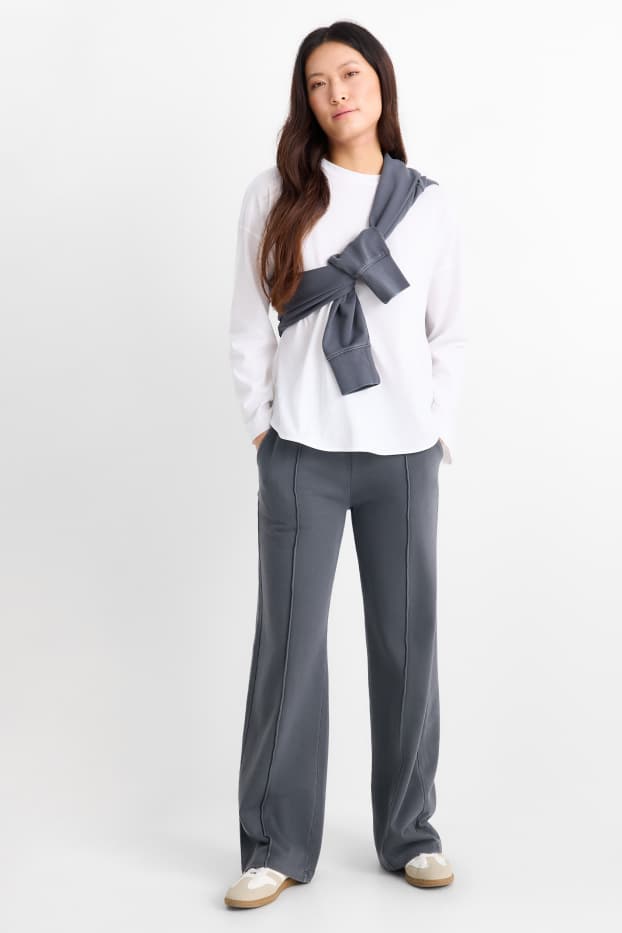 Damen - Jogginghose - dunkelgrau