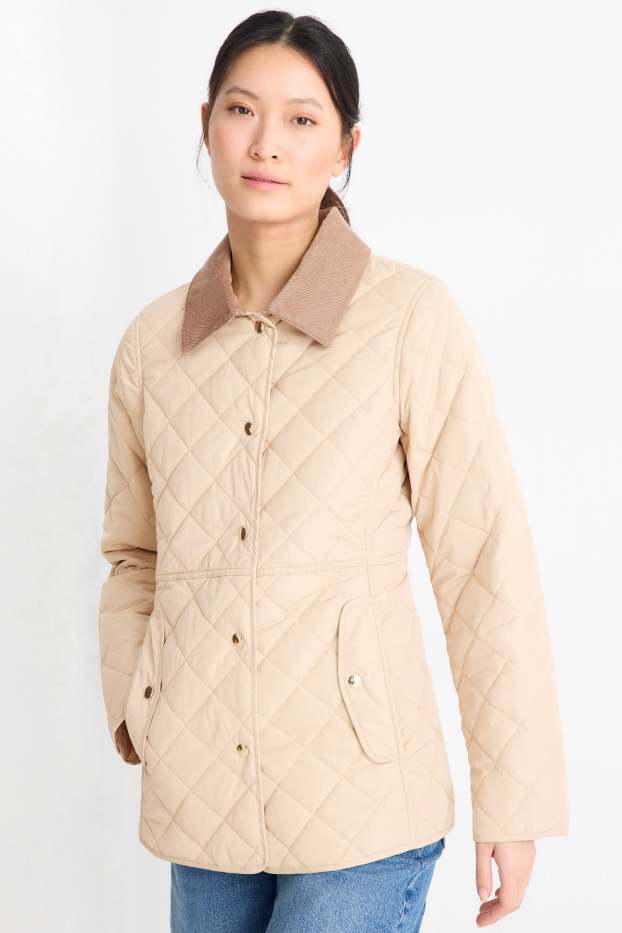 Femmes - Doudoune - beige