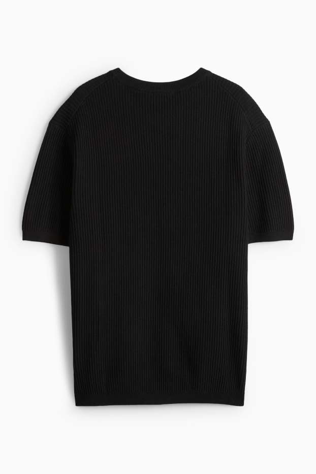 Pánské - Svetr - černá