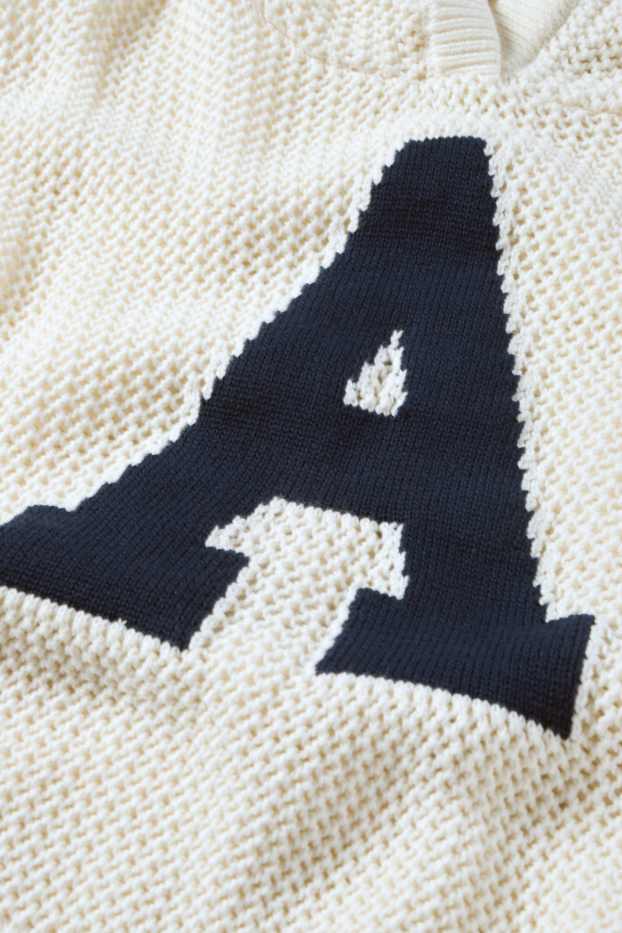 Enfants filles - Pull - blanc / bleu