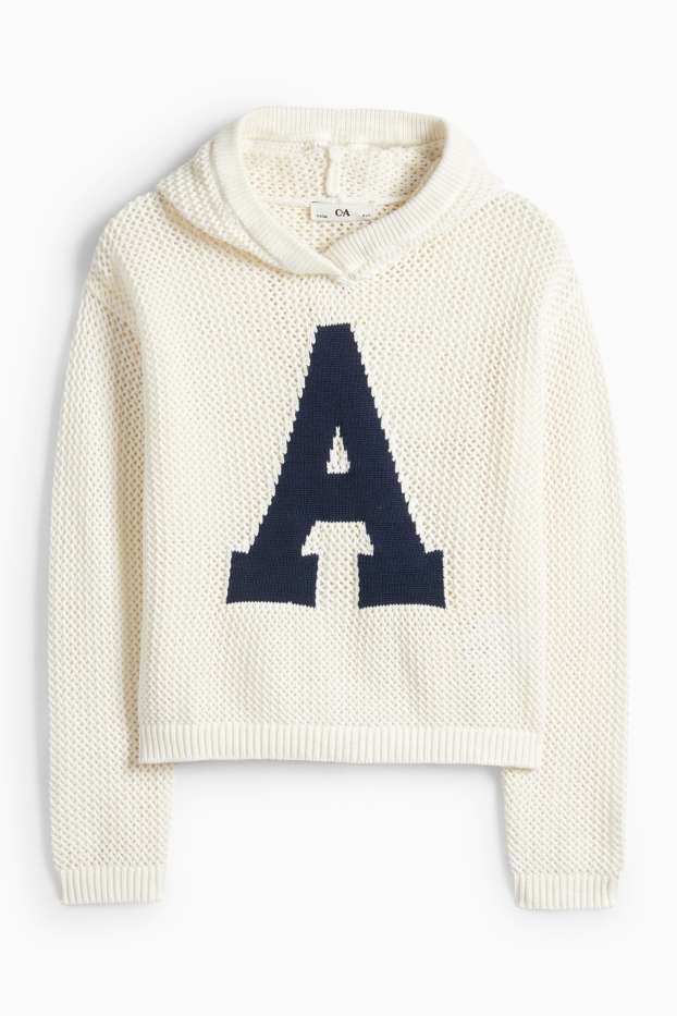 Enfants filles - Pull - blanc / bleu