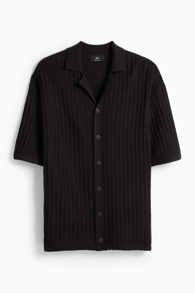 Bărbați - Bluză de molton - negru