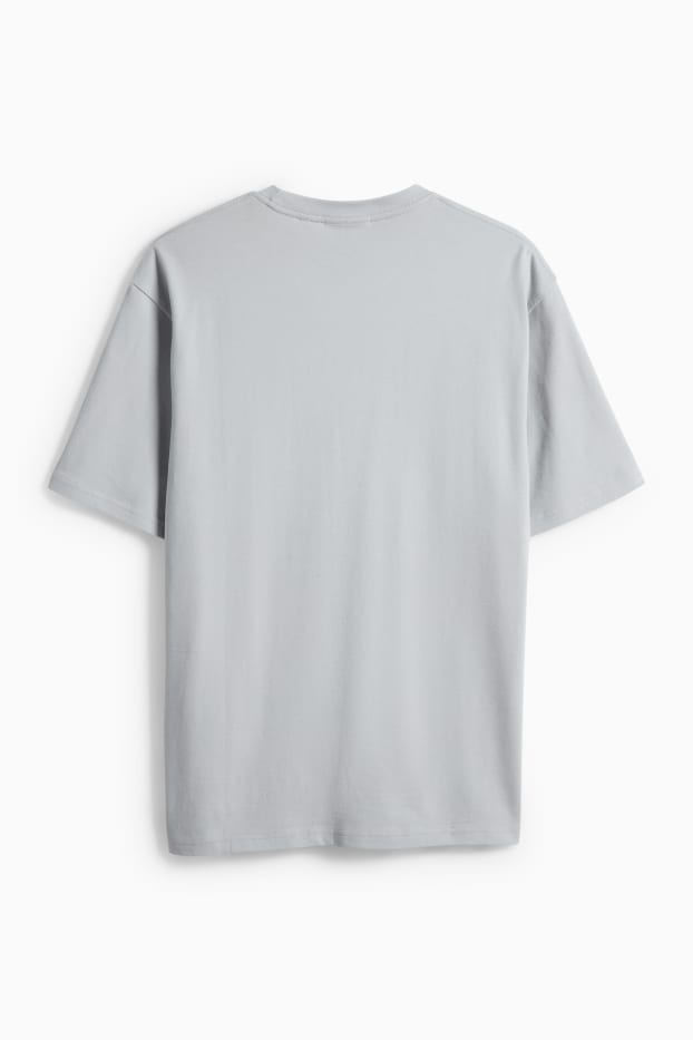 Bărbați - Tricou - relaxed fit - gri deschis