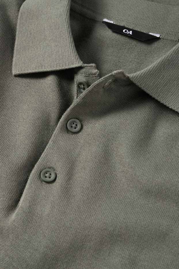 Pánské - Svetr - khaki