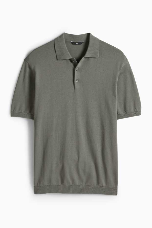 Pánské - Svetr - khaki