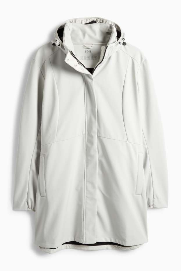 Femei - Geacă - gri deschis