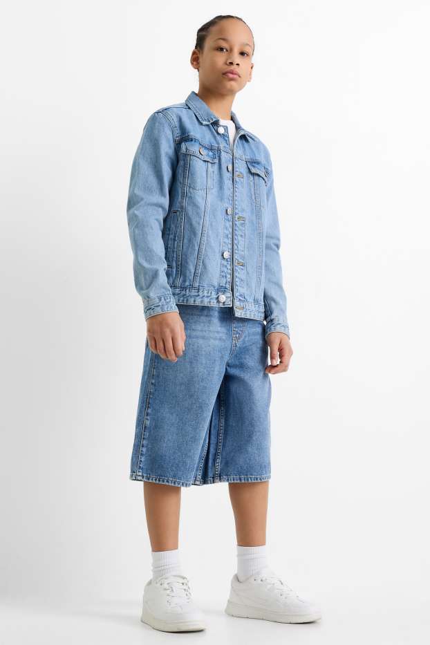 Copii - Băieți - Multipack 2 perechi - bermude de blugi - denim-albastru deschis