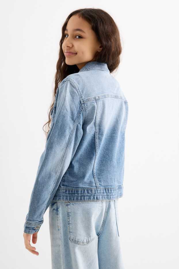 Children Girls - Denim jacket - blue denim