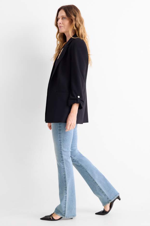 Women - Bootcut jeans - mid-rise waist - shaping jeans - LYCRA® - denim-light blue