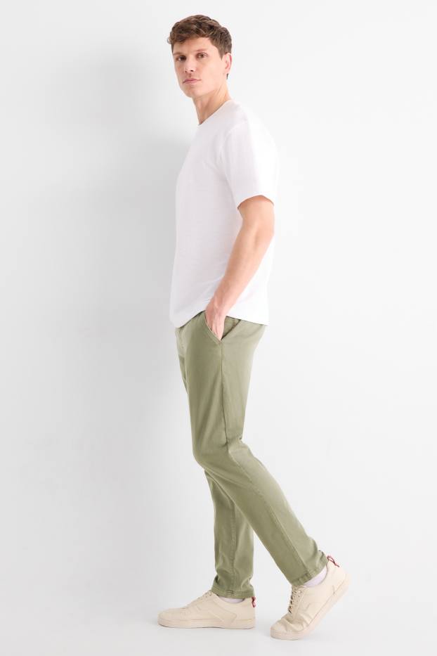 Herren - Chino - Slim Fit - grün