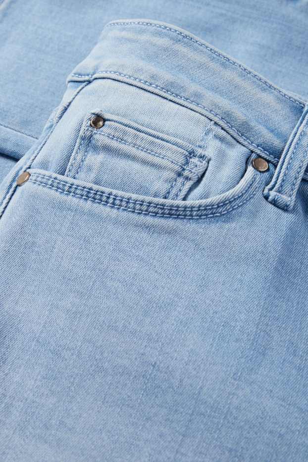 Dona - Straight Jeans - mid waist - texà blau clar