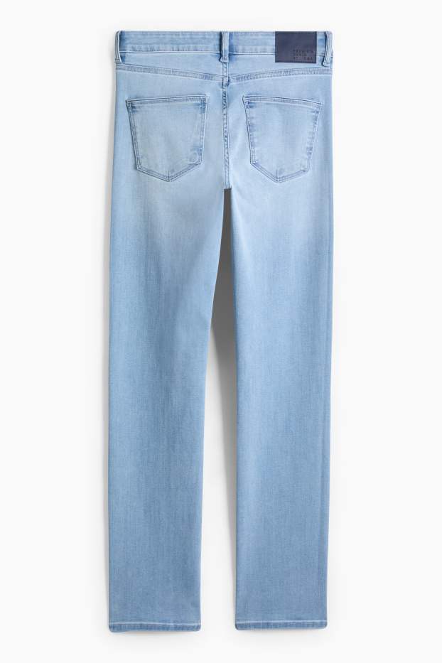 Dona - Straight Jeans - mid waist - texà blau clar
