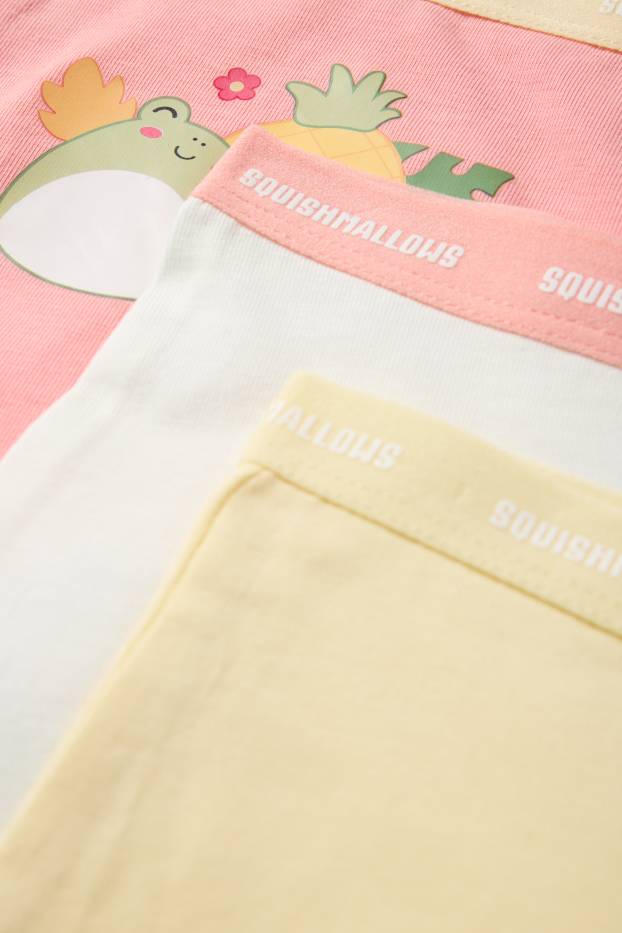 Kinder Mädchen - Multipack 3er - Squishmallows - Boxershorts - orange / gelb