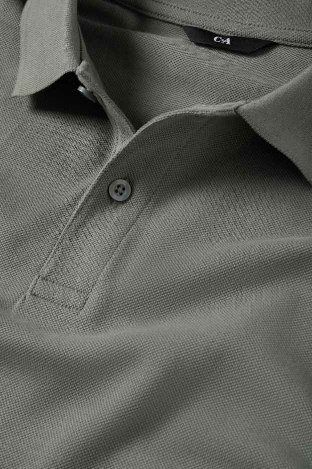 Hommes - Polo - regular fit - gris