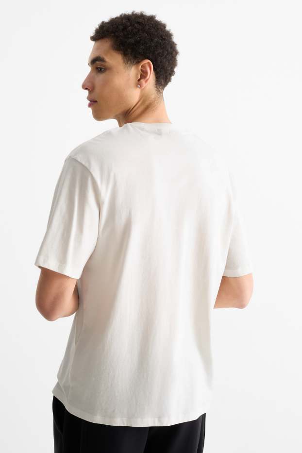 Uomo - T-shirt - relaxed fit - bianco