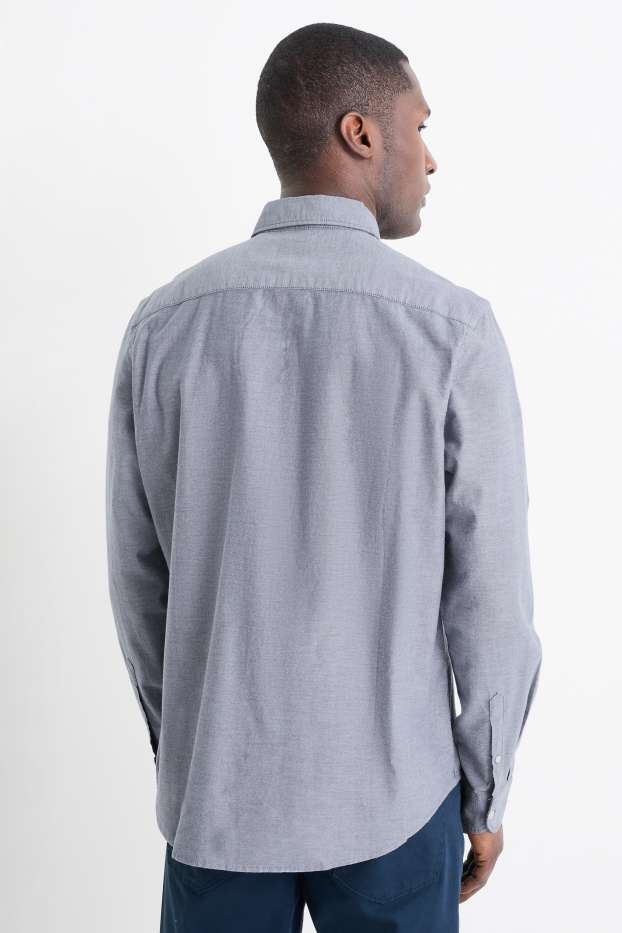 Home - Camisa - regular fit - button-down - blau